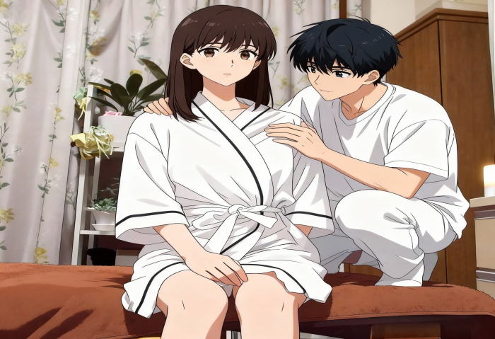 オイルマッサージ施術写真